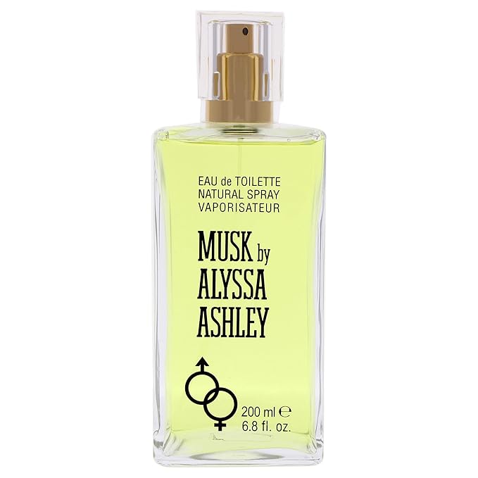 Alyssa Ashley Musk - Perfume for Men and Women with Citrus and Sicilian Bergamot - Long Lasting - Womens Fragrances - 6.8 oz EDT Spray