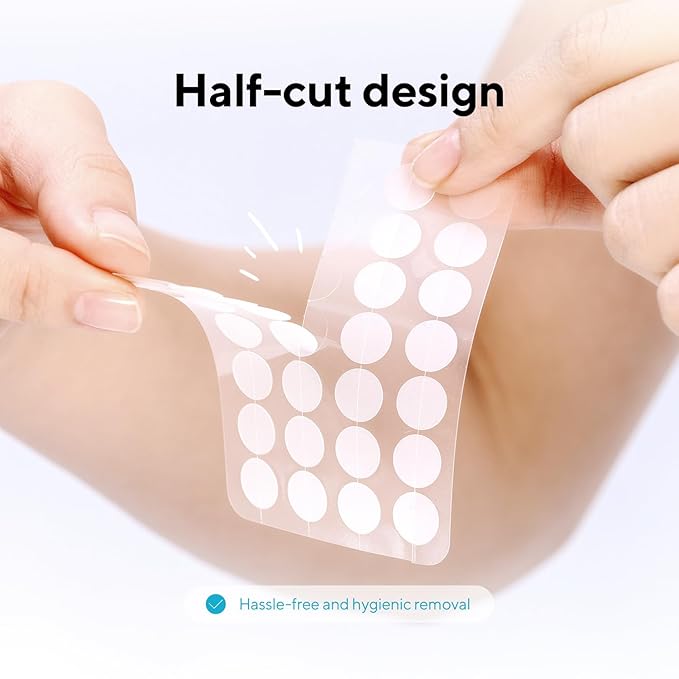 caraseoul Pimple Patches, 2 Size Hydrocolloid Acne Patch for Zits and Blemishes, Bakuchiol & Aloe Vera, Korean Skin Care, Easy to Use – Dermatology Tested
