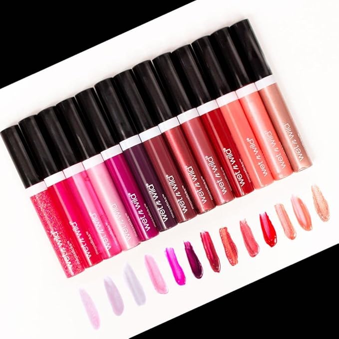 wet n wild MegaSlicks Lip Gloss | Red Cherish | Pack of 2