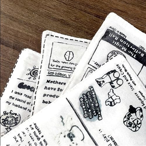 3 Pack Dog Squeaky Toys Crinkle Paper Dog Toys Non Shredding Washable Interactive Crinkly Newspaper No Stuffing Dog Chew Toy for Puppy Puppies Small Doggie Poodle Teddy Terrier Dogs Tearing
