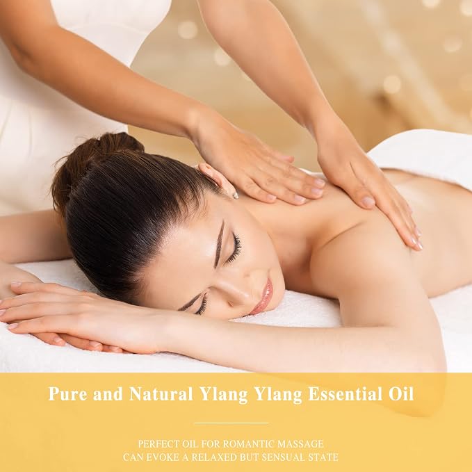MAYJAM Ylang Ylang Essential Oil for Diffuser Soap Candle Making, 1.01fl.oz | Long Lasting Scents, Ylang Ylang Essential Oil for Skin, Floral Essential Oils for Home Yoga Use