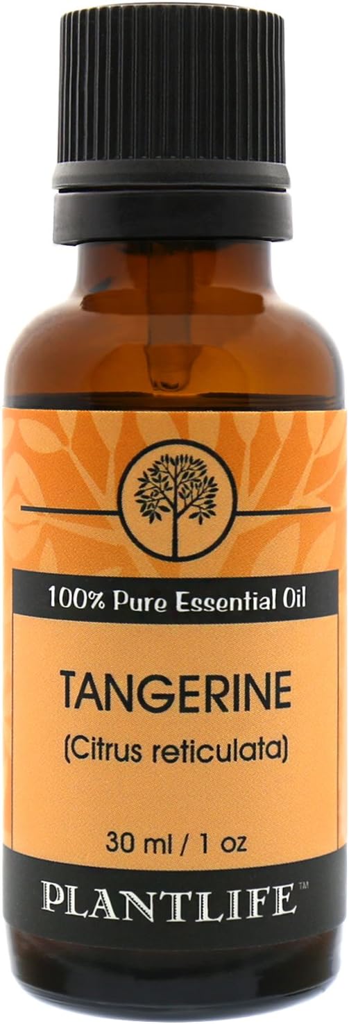 Plantlife Tangerine Aromatherapy Essential Oil - Straight from The Plant 100% Pure Therapeutic Grade - No Additives or Fillers - 30 ml