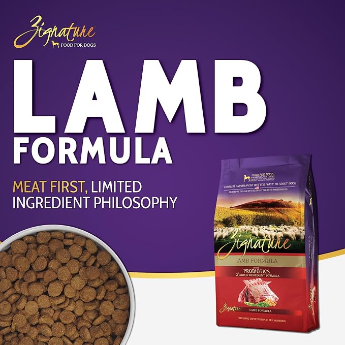 Zignature Lamb Limited Ingredient Formula Dry Dog Food 12.5 lb