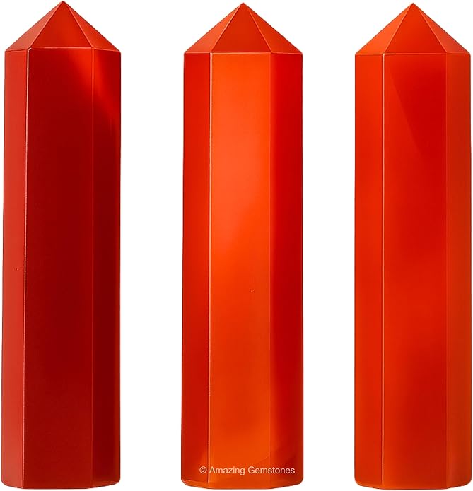 Amazing Gemstone Crystal Points Bulk Healing Crystals & Stones - Premium Single Terminated Healing Wand Point Bulk Crystals for Crafts, Crystal Grid, DIY Work