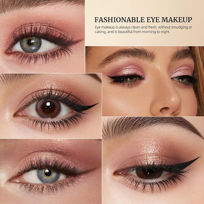 Rose Mauve Neutral Nude Eyeshadow Palette–6 Matte&Shimmer Shades, High Pigment Long-Lasting Blendable Eye Shadow Kit for Natural Everyday Makeup, Soft Glam Looks, Mature&Hooded Eyes, Paleta de Sombras