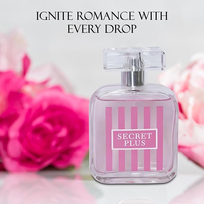 A CENTER Secret Plus Eau de Parfum Spray for Women, Wonderful Gift, Gourmand Fragrance, Daytime and Casual Use, for all Skin Types 3.4 Fluid Ounce