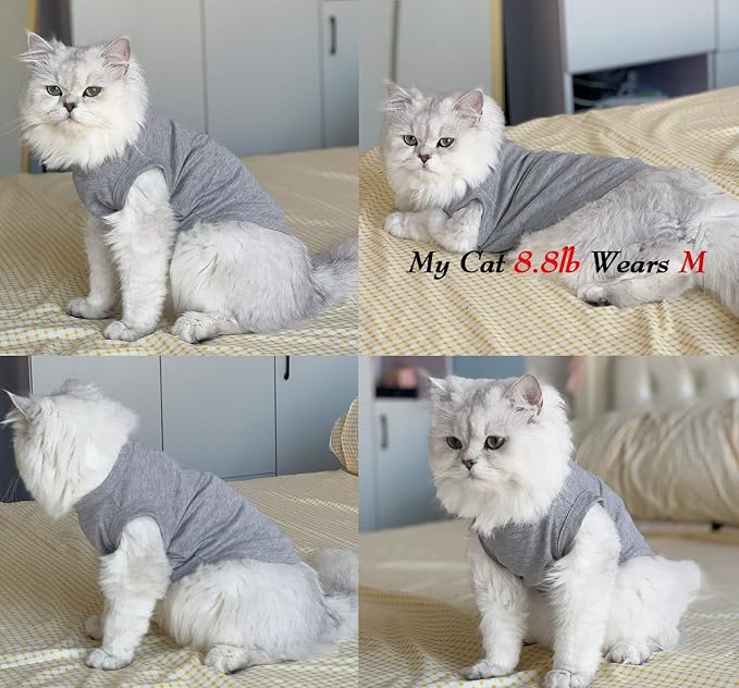 3pcs Dog Shirts Cats Clothes Sleeveless Blank Vest Apparel Extra Small Pet | Soft and Breathable Cat Outfits; Cat Clothing; T-Shirt for Puppy Small Medium Dogs and Cats; Solid Color Tank Top Costumes