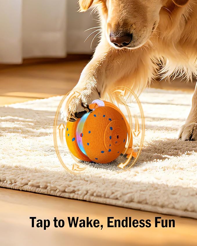 osou Interactive Dog Toy, Automatic Moving Dog Ball Toy with 2 Speed Modes | Random Rolling Path, Motion-Activated, Auto-off, Pet-Safe ETPU Shell, for Small Medium Large Dogs and Most Dog Personalities