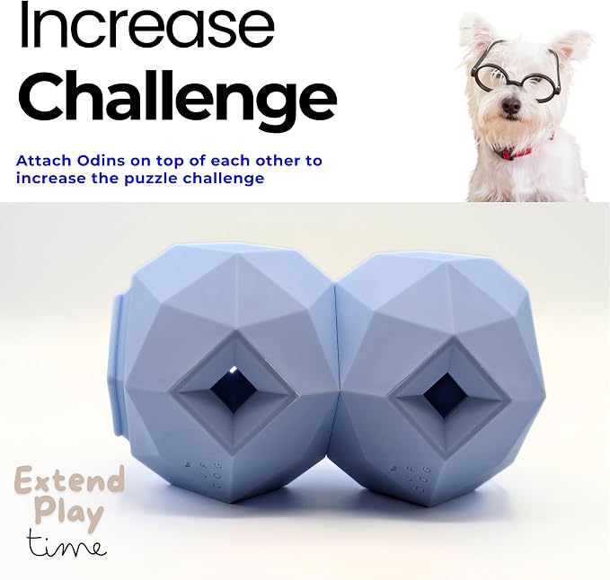 Treat Dispensing Balls for Medium Dogs and Cat Treat Dispenser Toy Interactive for Self-Play Improves Oral Hygiene, Mental Simulation, and Bordem Buster, Simple and Effective Food Toy (3.6 x 3.6 in)