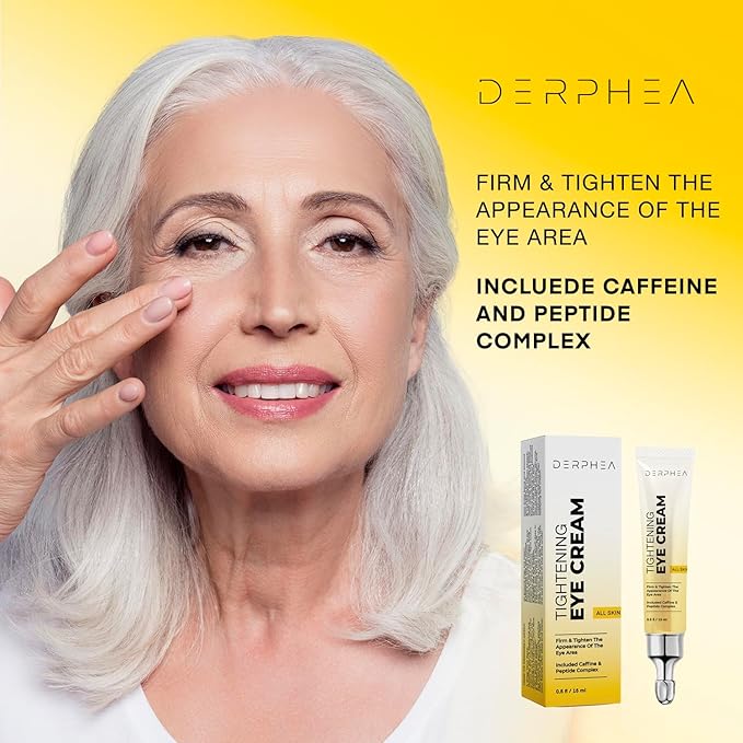 Instant Under-Eye-bag Tightening Cream: Temporary Eye Bags Tightener and Remover for Men & Women 50+ - Rapid Eye Puffiness Reducer, Wrinkle Smoothing & Lifting, Firming Treatment Cream, 0.5 oz