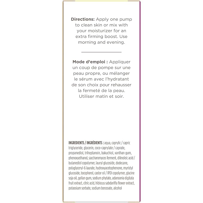 Burt's Bees Firming Collagen Face Serum, Natural Origin Retinol Alternative Improves Skin Texture & Supports Anti-Aging, with Bakuchiol, Lightweight - Firming Booster (1 oz)