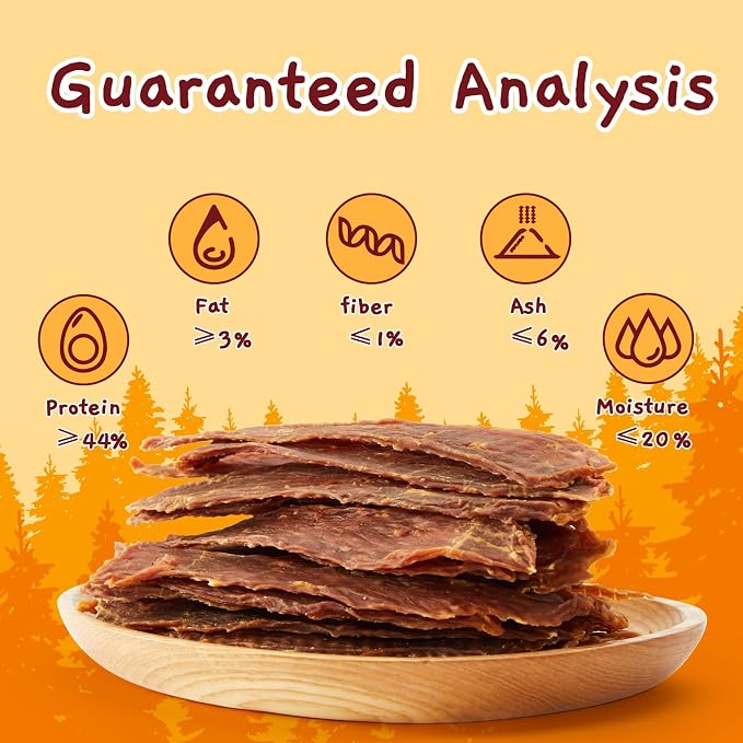 Jungle Calling Slow Roasted Duck Jerky Chewy Treats for Medium & Large Dogs | 10.6 oz High Protein, Limited Ingredient Natural Dog Treats Perfect for Daily Bonding, Skin & Coat Health, Easily Digestible