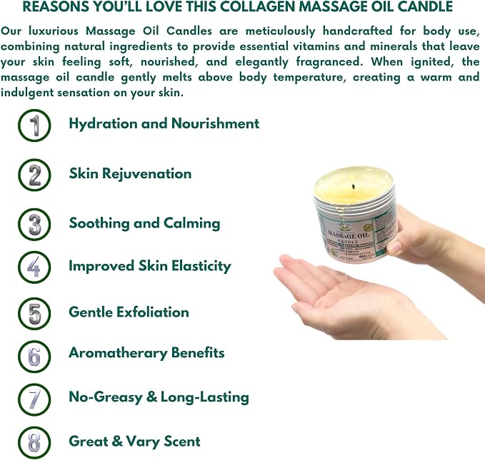 Massage Oil Candle (Peppermint & Eucalyptus)