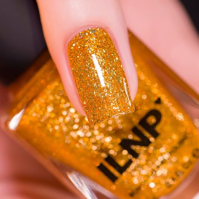 ILNP Good As Gold - Saturated Gold Holographic Ultra Metallic Nail Polish