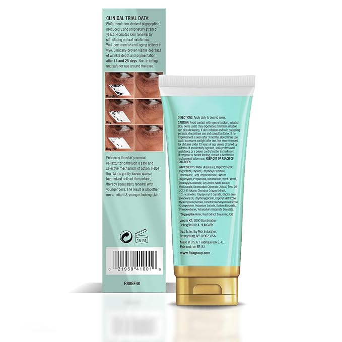 Daggett & Ramsdell Face and Eye Fade Cream with Oligopeptide 2% 4 oz. - Hyperpigmentation and Wrinkle Treatment, Safe for Sensitive Skin
