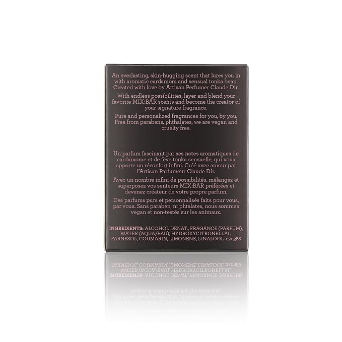 MIX:BAR Cloud Musk Perfume for Women + Men - Musk, Jasmine, Tonka Beans, Cardamom, Iris, Cotton, Peony, Choco Fragrance Notes - Scented Eau de Parfum Spray Cologne - Musk Oil Hair Mist Perfume - 1.7oz
