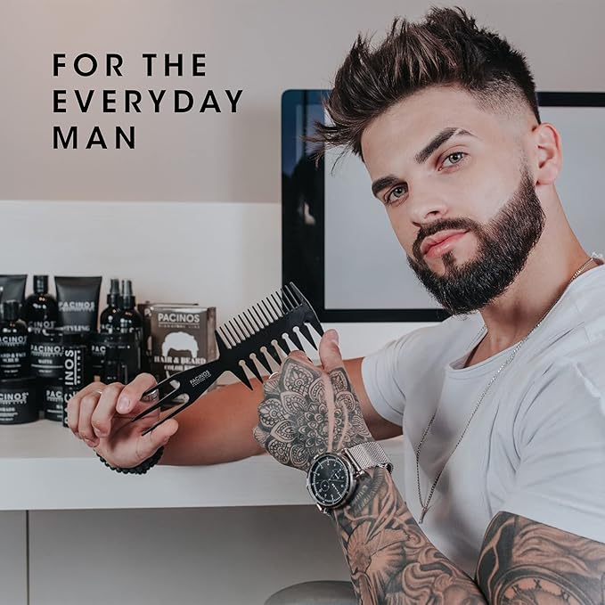 Pacinos Final Touch Hairspray, Anti-Frizz, Firm Hold, Flexible, Fast Drying and Flake Free Aerosol, Add Volume, Texture and Strength to your Hairstyle, Works Against Wind, Moisture and Humidity