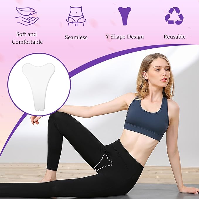 Camel Toe Concealer,Reusable Seamless Camel Toe Underwear,Invisible Frontal Wedgie Cover,Anti Cover Silicone Insert