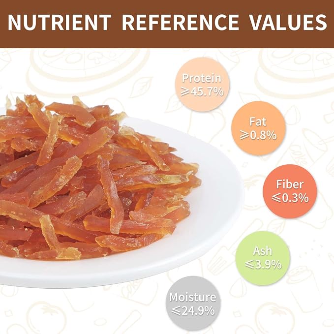 Dog and Cat Treats, Chicken Strips, Grain Free Soft Chewy 10.6 OZ | Training Rewards for small medium large dogs