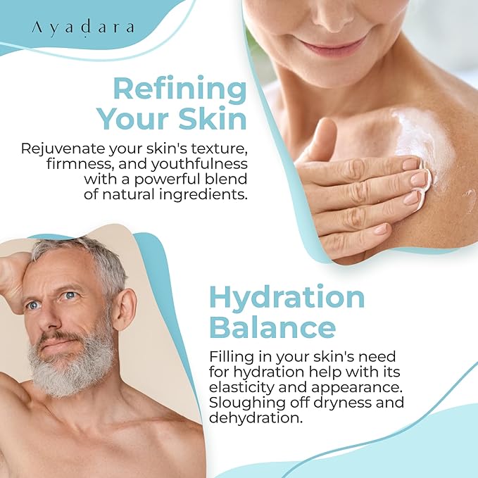 Crepey Skin Repair Treatment 8oz, Firming Lotion for Loose Skin, Crepe Corrector Collagen Cream for Body Tightening, Wrinkle Cream for Face, Neck, Arms and Legs, 500+ Uses