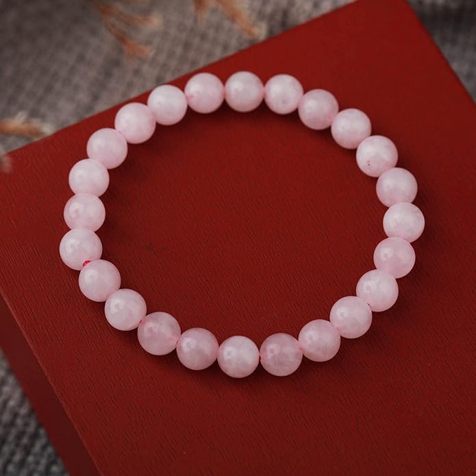 Crystal Vibe 8mm Beaded Bracelets For Women Men - Healing Crystal Bracelet - Adjustable Size