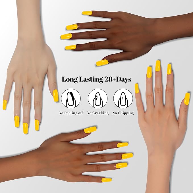 YTD Likomey Apricot Leaf Yellow Gel Nail Polish,15ml Salon Home DIY Manicure and Pedicure Fall Winter UV Color Varnish,HEMA Free TPO Free,CS465