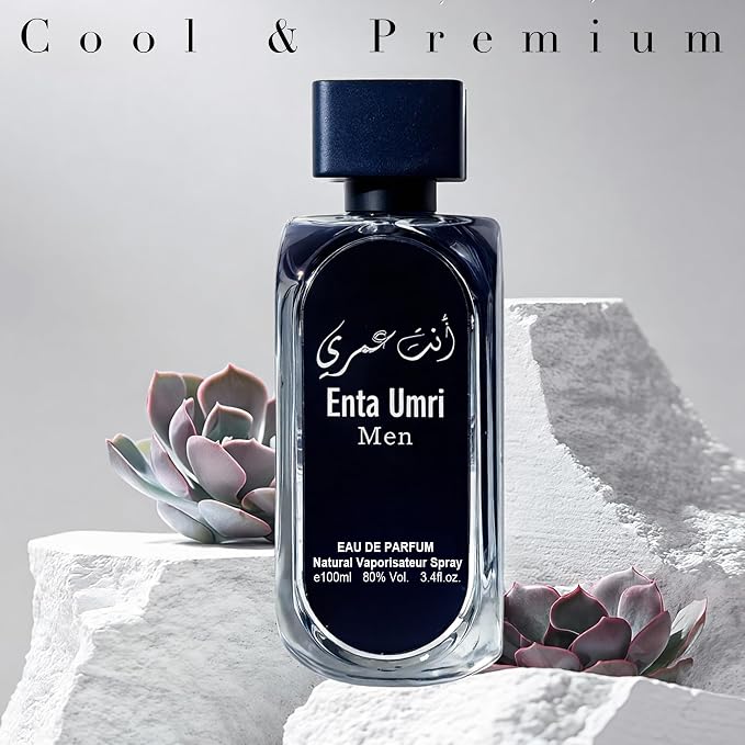 AFLUXE Enta Umri Long-Lasting Cologne for Men | Fresh Citrus & Woody Scent | Eau de Toilette 100ml Spray | Day to Night Fragrance