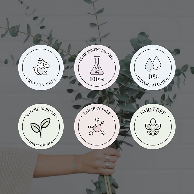 Eucalyptus Mint Essential Oils for Diffusers for Home, Nature-Based Eucalyptus Essential Oil, Long-Lasting & Family-Friendly Diffuser Oils Scents, IFRA Certified, Cold Air & Ultrasonic-4 oz