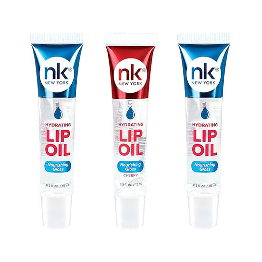 Nicka K Hydrating Lip Oil Nourishing Glass (GLOSS2PK-CHERRY)