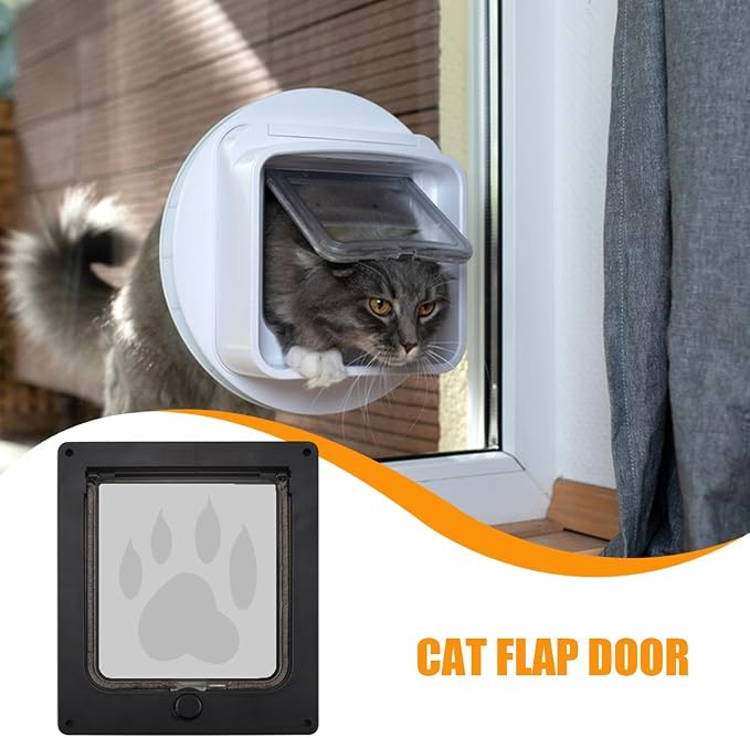 Compact Window Cat, Door Magnetic Safety, Weatherproof Smart Dog, Versatile
