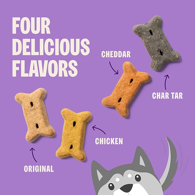 Wellness Old Mother Hubbard Classic Original Mix Dog Biscuits, Natural Training Treats, 4 Flavors, Mini Size, 20 lb Box