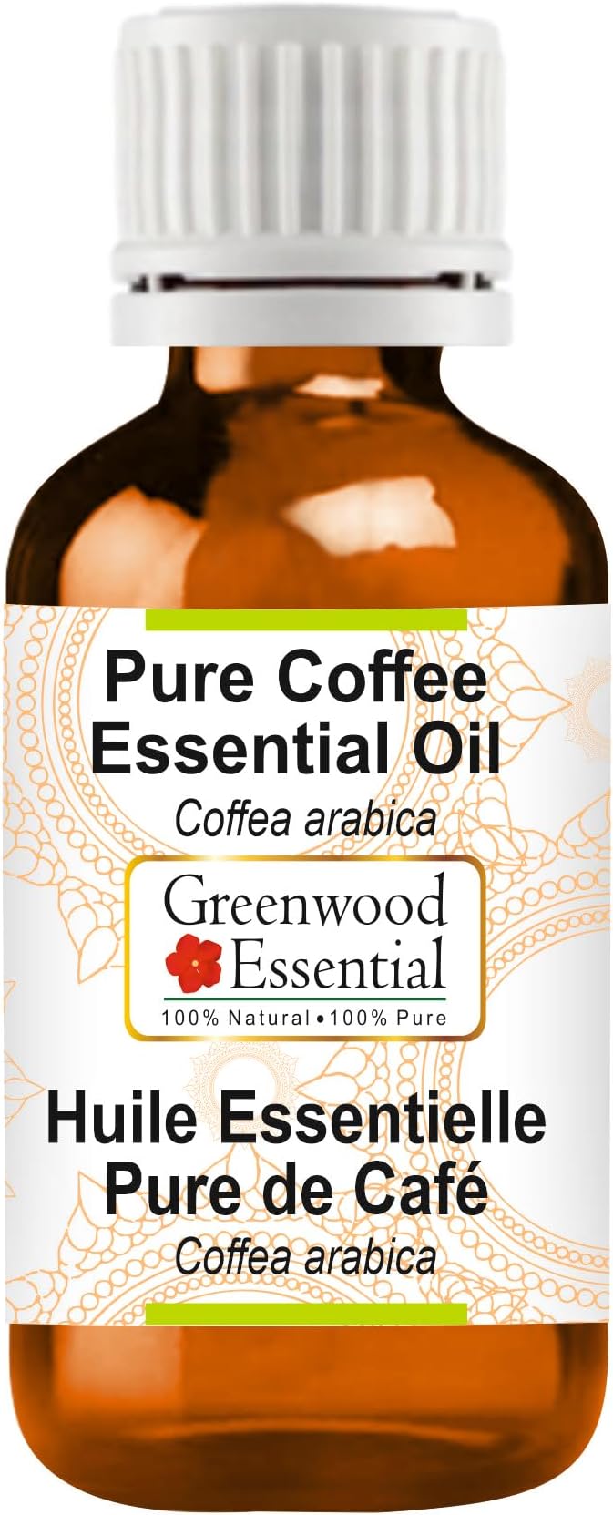 Greenwood Essential Pure Coffee Essential Oil (Coffea Arabica) 30ml (1.01 oz)