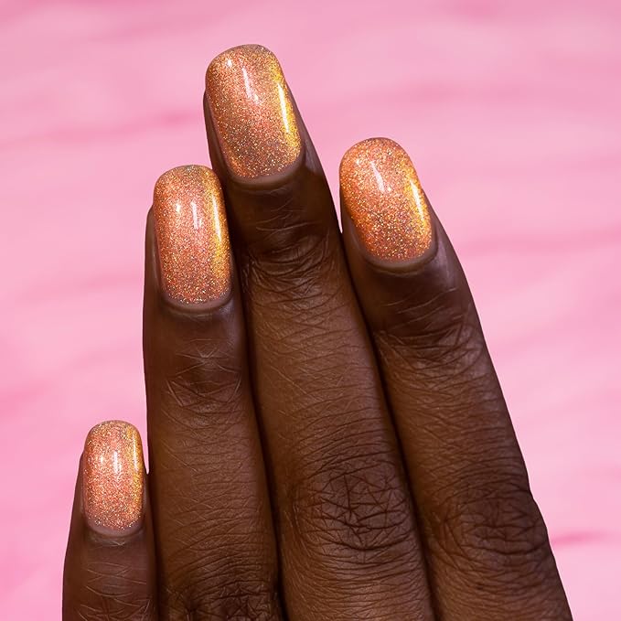 ILNP Peach Ring - Soft Orange Shimmer Nail Polish