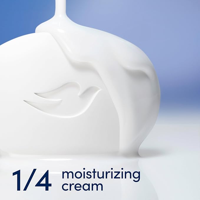 Dove Beauty Bar Soap Original for Soft,Smooth Skin,with 1/4 Moisturizing Cream 3.75 oz,(Pack of 16)