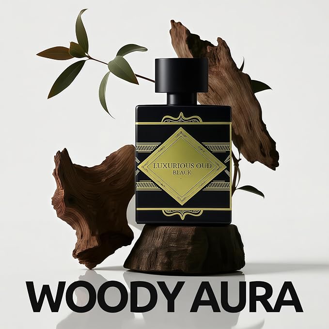 AFLUXE LUXURIOUS OUD BLACK Cologne For Men – Long-Lasting Woody Perfume Oil – Eau de Parfum – 100ml