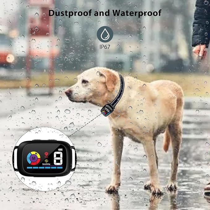 Smart AI Bark Collar, 5 Modes, IPX7