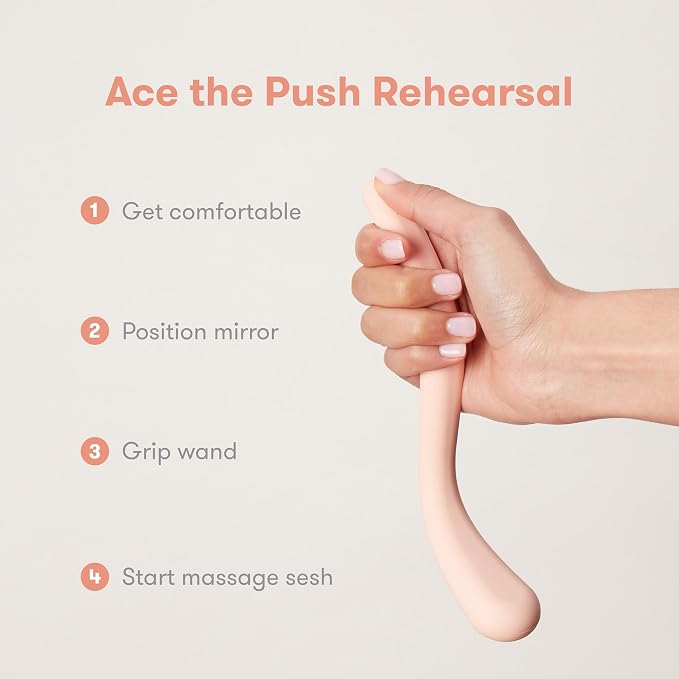 Frida Mom Prepare-to-Push Perineal Massage Wand, Labor and Delivery Essentials, Massager for Birth Prep