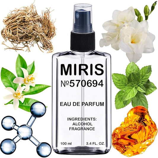 MIRIS No. 570694, Inspired by H01, Long-Lasting Unisex Eau de Parfum for Women & Men, Spray 3.4 Fl Oz / 100 ml