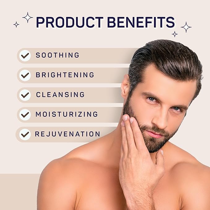 SpaLife Luxury Spa Skincare Sandalwood Gift Set for Men | Mens Body Wash Gifts | Mens Gift Set for Bath and Body | Christmas Gifts for Men | Cleansing, Moisturizing, Exfoliating | 7-Piece Bundle