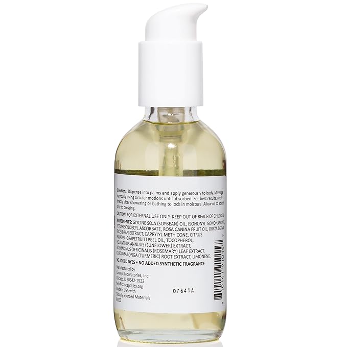 Reshape+ Vitamin C Body Oil Skin Care Moisturizer W/Vitamin E & Turmeric - Nourishing, Brightening, & Hydrating Body Oil To Improve Look Of Dark Spots, Dry Skin, & Stretch Marks, 3.8 Fl Oz
