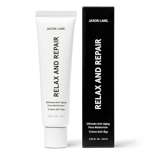JAXON LANE RELAX AND REPAIR Anti Aging Face Moisturizer for Men | Anti Wrinkle Cream for Face, Night Cream, Eye Cream with Niacinamide (Vitamin B3), Hyaluronic Acid, Vitamin E & Ceramides For Skin
