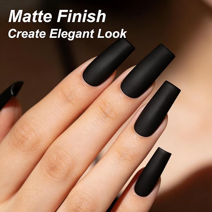 YTD Likomey Black Gel Nail Polish,15ml Salon Home DIY Manicure and Pedicure Fall Winter UV Color Varnish,0.5 Fl Oz CS002