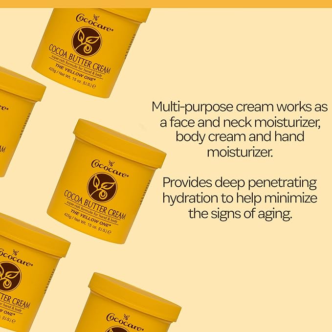 Cococare Cocoa Butter Cream, 15 oz (Pack of 3)