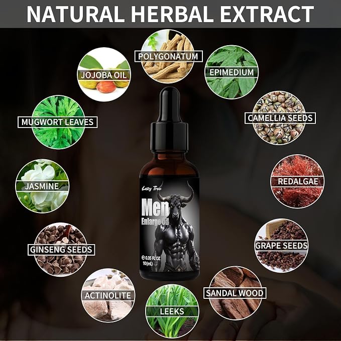 Men Enhancement Grow Oil, Extra Strength Massage Oil for Super Mens, PenI Health for Skin Hydration & Sensitivity for Men’s Health Moisturize Skin, sndg