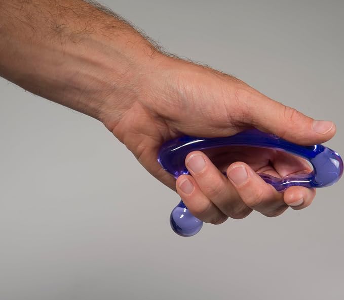 The Pressure Positive Co. Index Knobber II Massage Tool, Foot & Reflexology Massager, Perfect for Plantar Fasciitis,Tennis, Golfers Elbow, Neck Pain Relief, Trigger Point Relief, Sapphire Blue