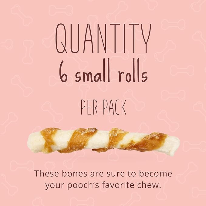 Better Belly Proteins Roll Highly Digestible Dog Treats, 6 Count | With Real Venison, Long-Lasting Digestible Chew, No Grain Added, No Artificial Colors Or Flavors, For Adult Dogs