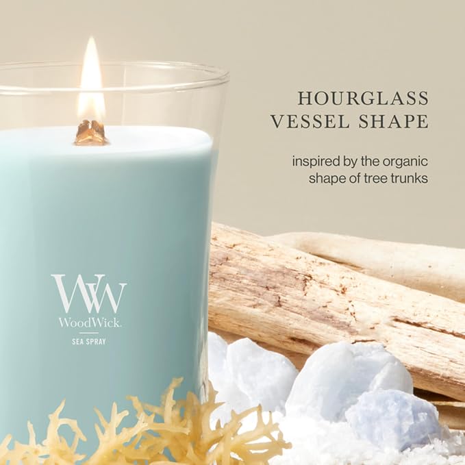 Woodwick Sea Spray Large Hourglass Candle