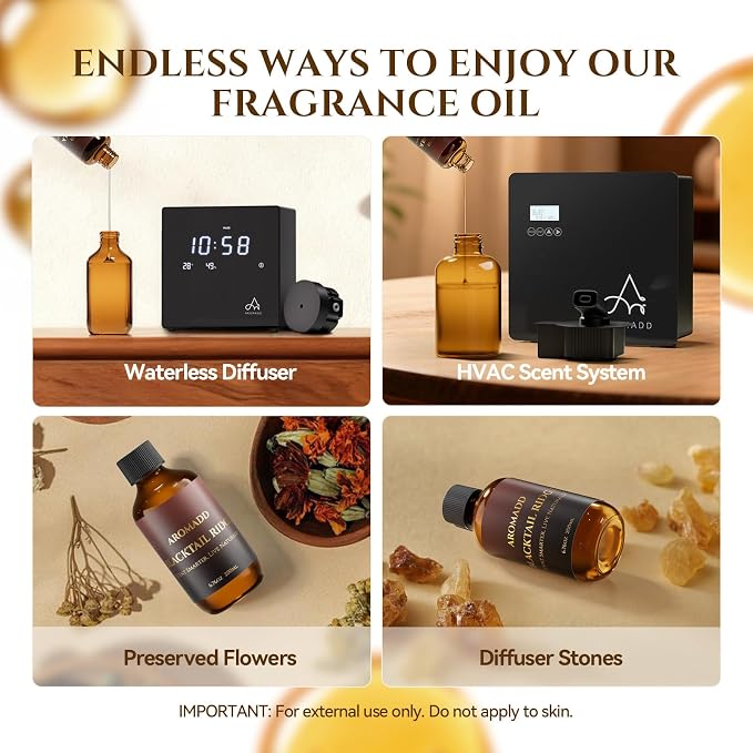 AROMADD AROMADD Blacktail Ridge Hotel Diffuser Oil Inspired by Luxury Hotel Collection Scent, Woody Sandalwood & Fir Aroma, Premium Fragrance Oil for Waterless Diffuser,Long-Lasting,6.76 fl oz(200 mL)