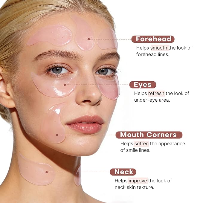 dewyhour Retinol Collagen Firming Hydrogel Patches - Under Eye Patches for Puffy Eyes & Dark Circles, Moisturizing Eye Mask with Caffeine & Hyaluronic Acid, Gentle Korean Skincare