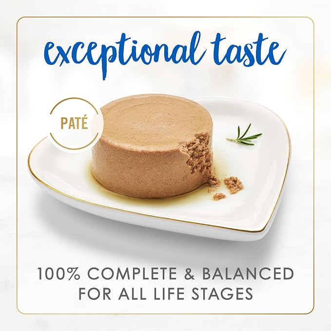 Purina Fancy Feast Classic Pate, Ocean Whitefish & Tuna, 3 oz cans, 24-Pack | Crafted with real ocean whitefish & tuna. Made with no artificial colors or preservatives. 100% complete and balanced